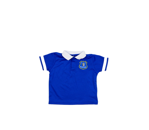 Modré sportovní triko s límečkem 