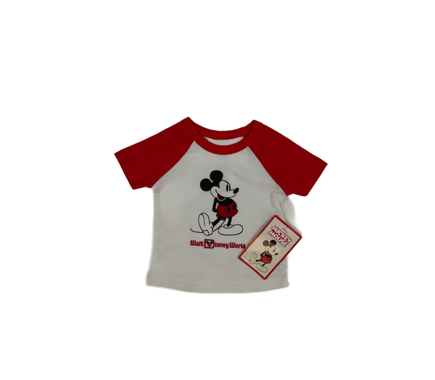 Nové bílo-červené triko Mickey 