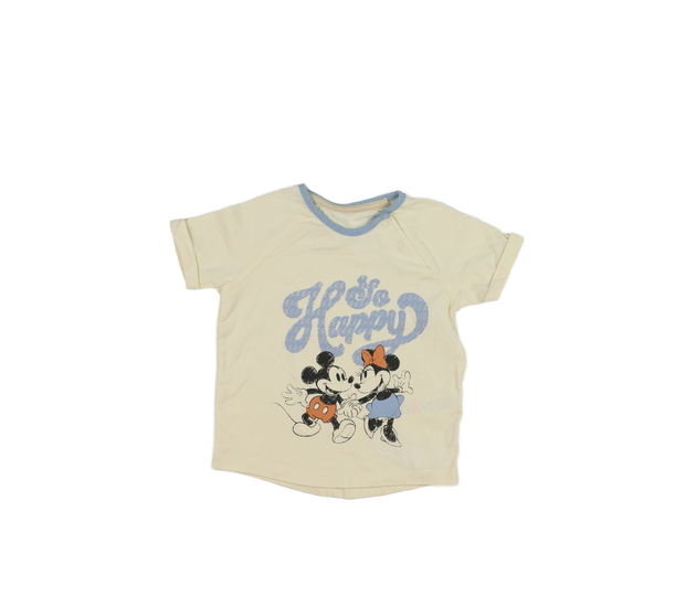 Krémové triko Mickey Disney George