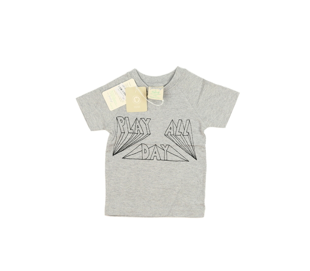 Nové šedé melírované triko 