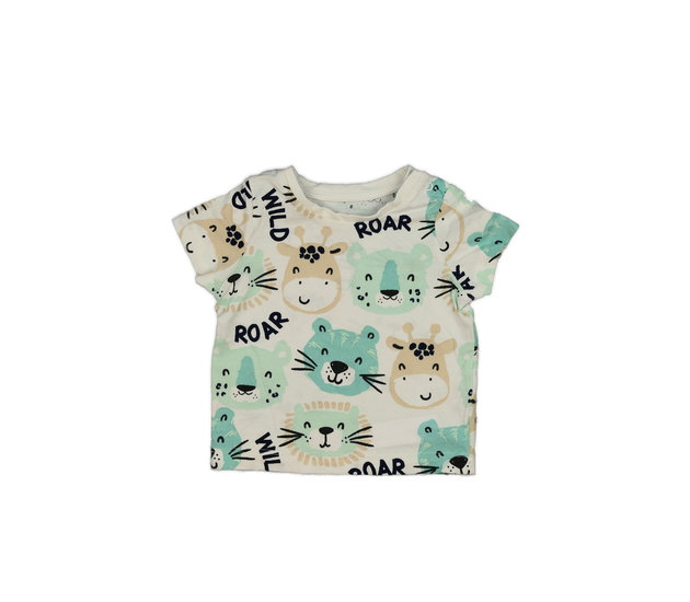 Bílé triko se zvířátky 