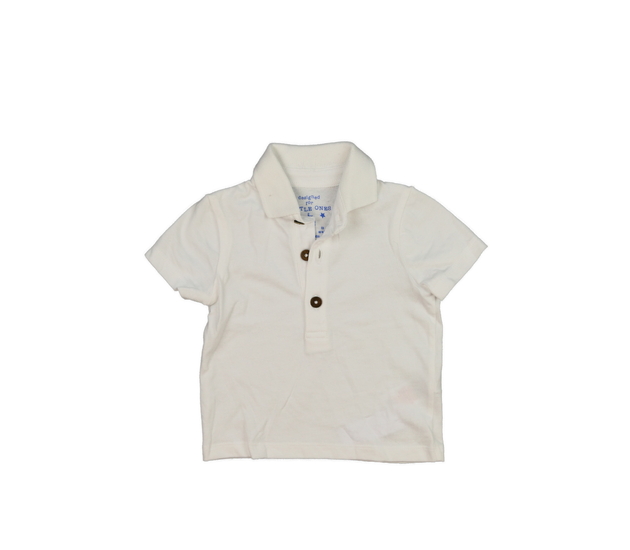 Bílé triko s límečkem F&F