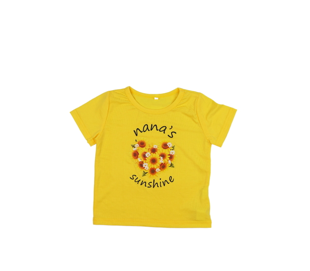 Krásné žluté slabé roztomilé triko 