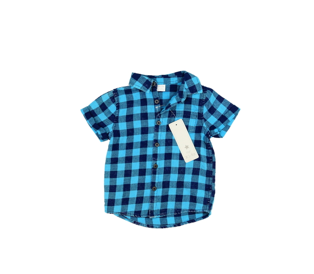 Nová modrá kostkovaná košile F&F