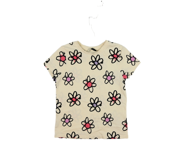 Krémové květinové triko George