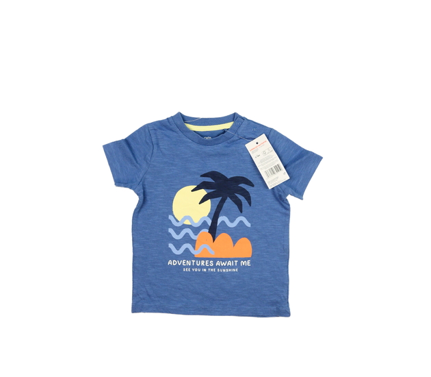 Nové modré triko s palmou F&F