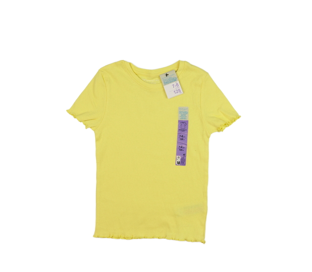 Nové žluté žebrované triko Primark 