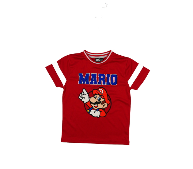 Červené sportovní triko SuperMario Primark 