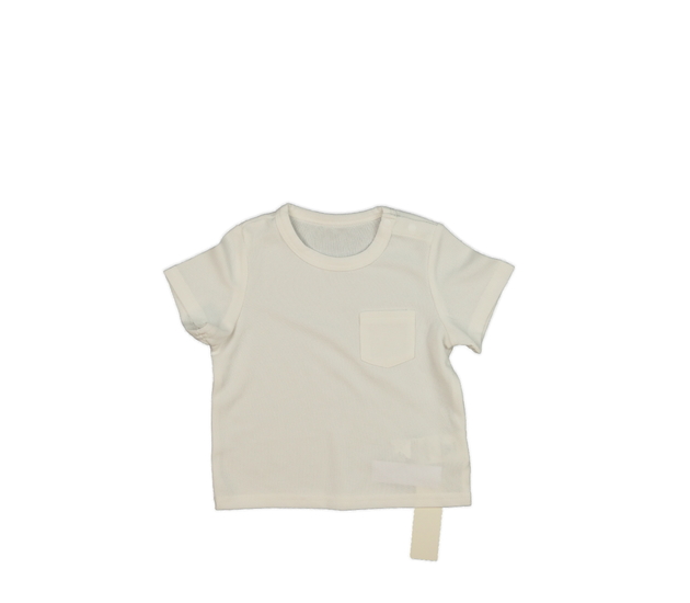 Nové bílé triko s kapsou 