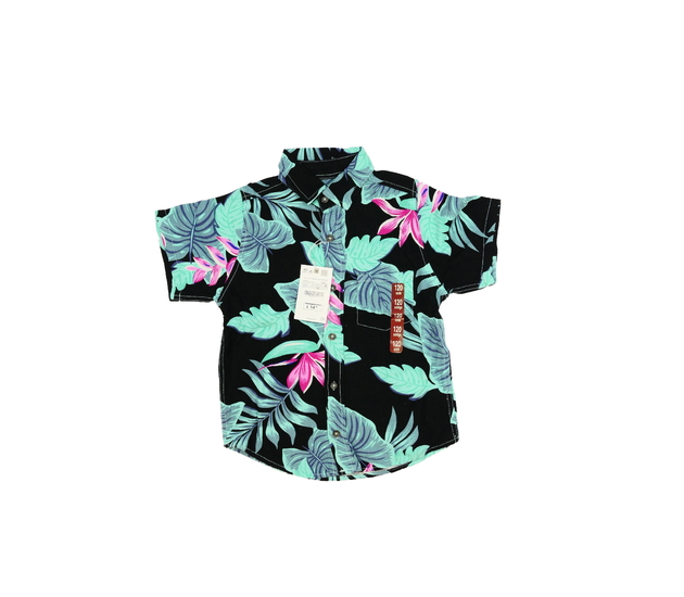 Nová černá košile s listy Zara