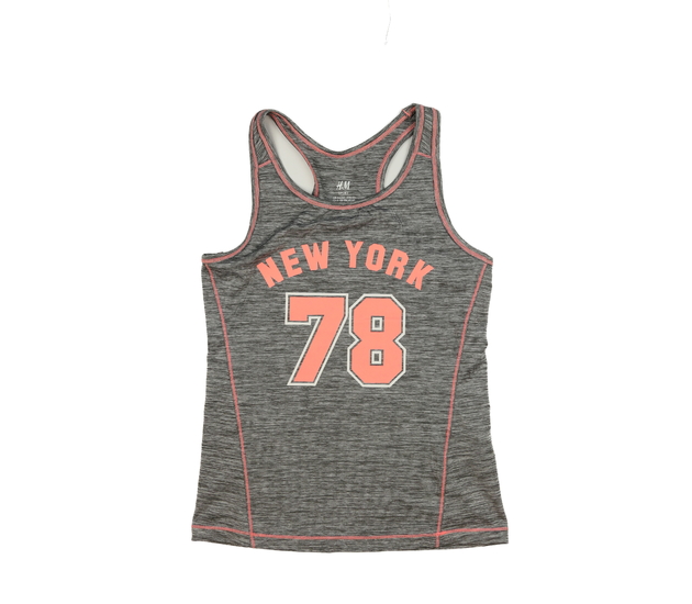 Šedé melírované sportovní tílko H&M