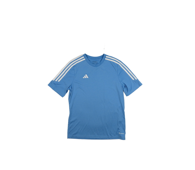 Modré sportovní triko vel. 176 Adidas