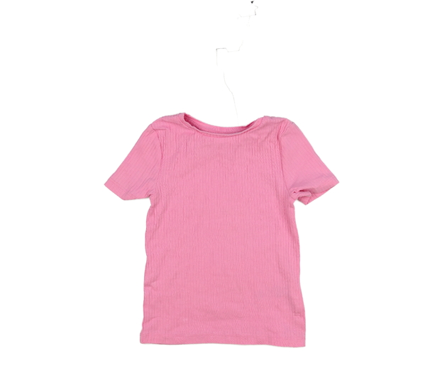 Růžové žebrované triko F&F