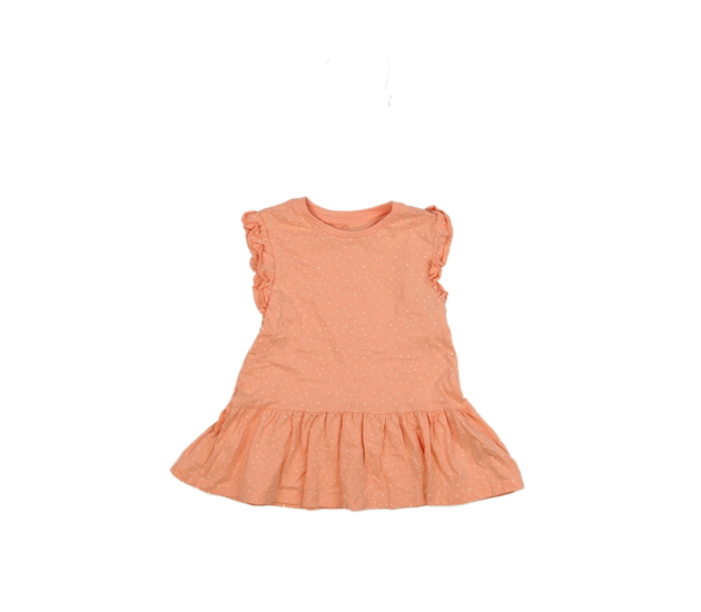 Růžové tílko s volánky George