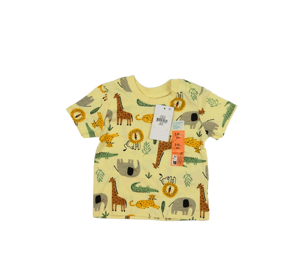 Nové žluté triko se zvířátky safari Primark 