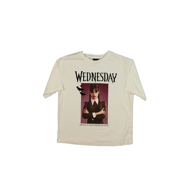 Bílé triko Wednesday George