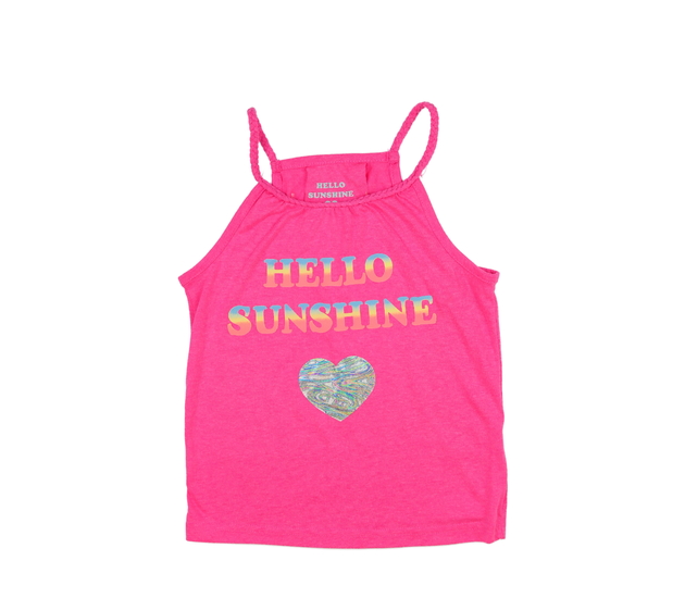 Růžové tílko s nápisem Primark 