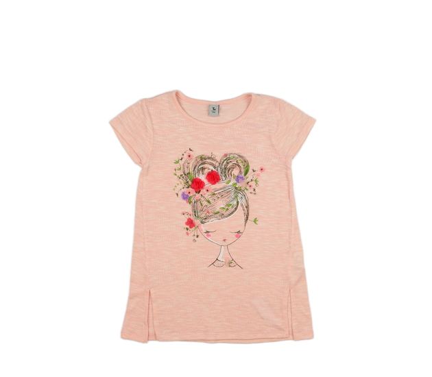 Růžové lehké triko se slečnou Tu 
