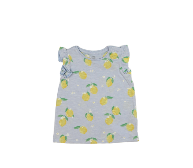 Modré triko s citrony F&F