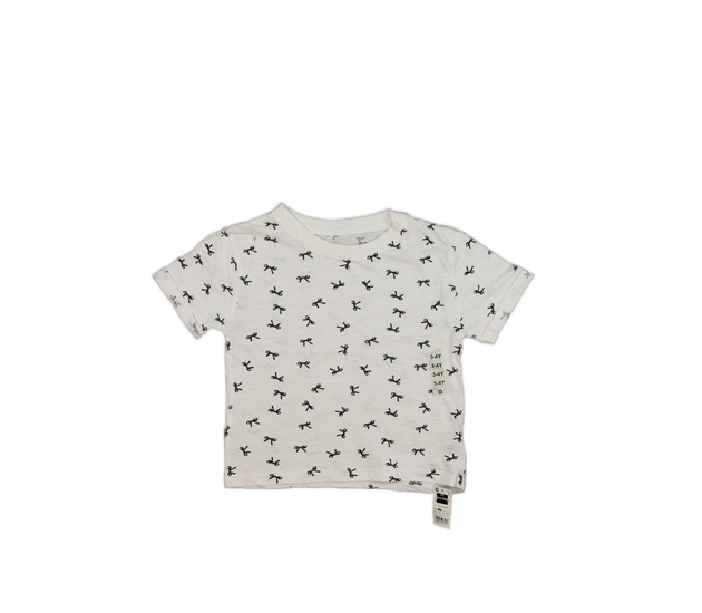 Nové bílé triko s mašlemi 