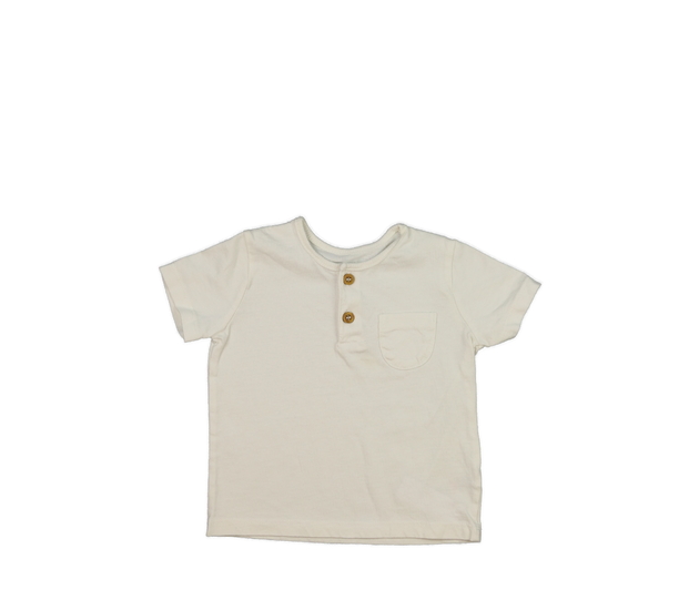 Bílé triko s kapsičkou George