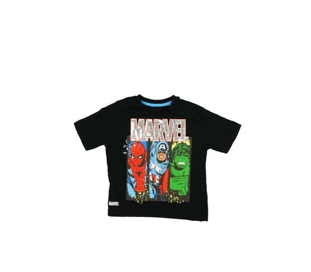 Černé triko Marvel 