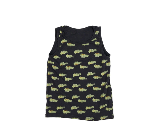 Tmavé tílko s krokodýly George