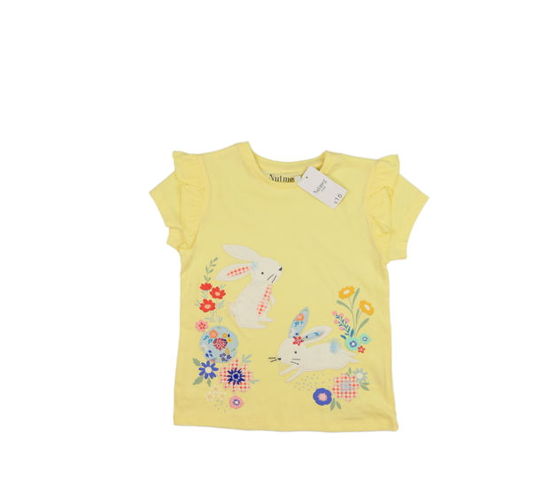 Nové žluté triko se zajíčky Nutmeg