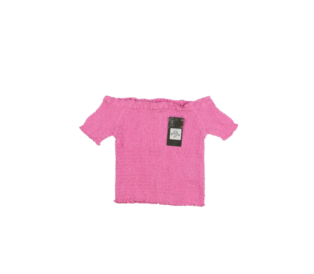 Nové růžové prošívané kratší triko Primark 