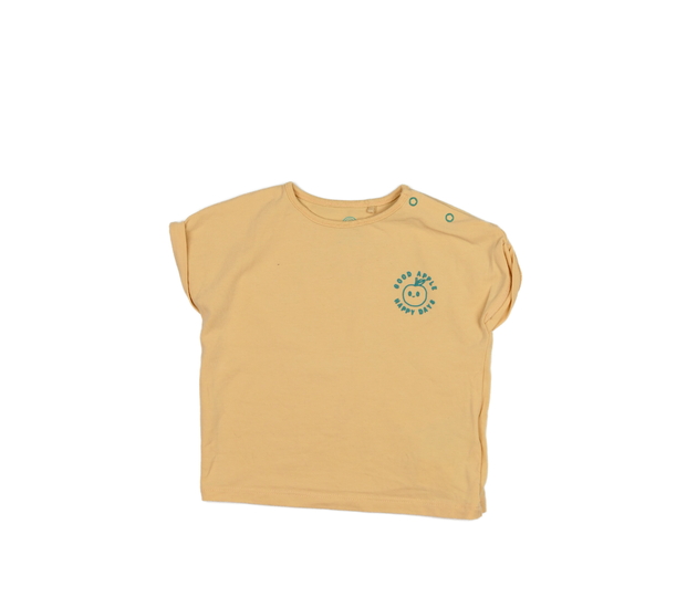 Oranžové triko s potiskem na zádech Next