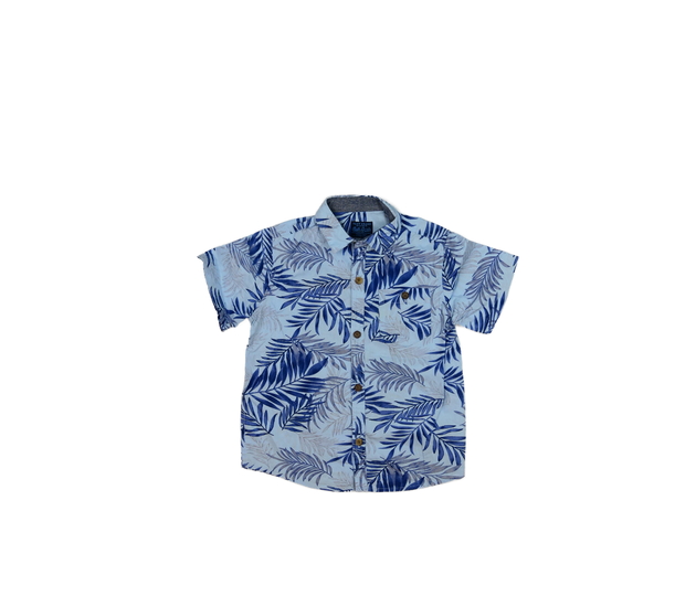Modrá košile s listy Next