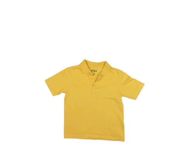 Žluté triko s límečkem M&S