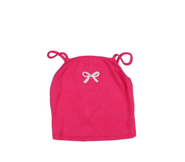 Růžový crop top s mašlí EUR XS Primark 