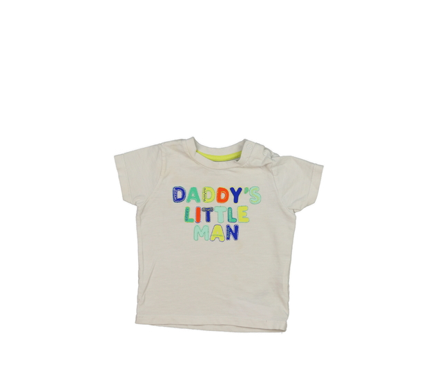 Světlé triko s nápisem Nutmeg