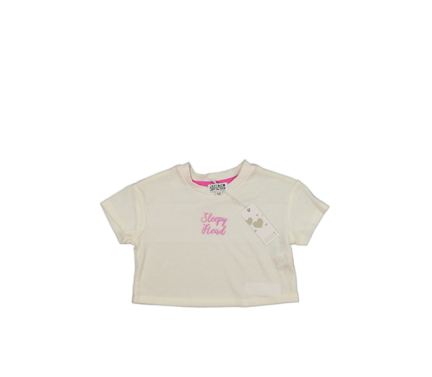 Nový krémový crop top 