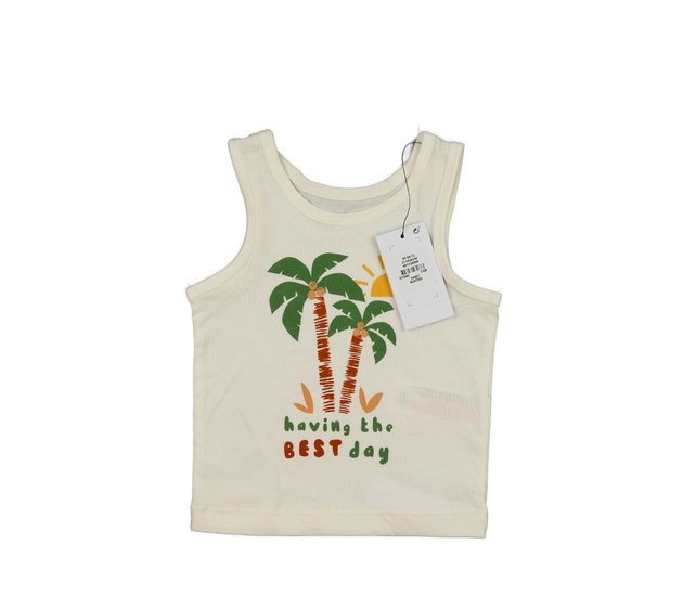 Nové krémové tílko s letním motivem Primark 