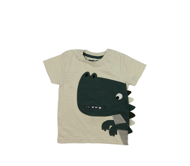 Šedé triko se zvířetem Next