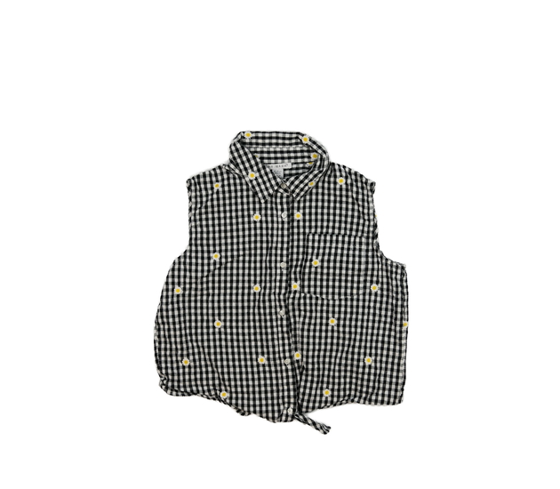 Košilový crop top s květinami Primark 