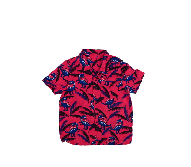 Červená dinosauří košile M&S