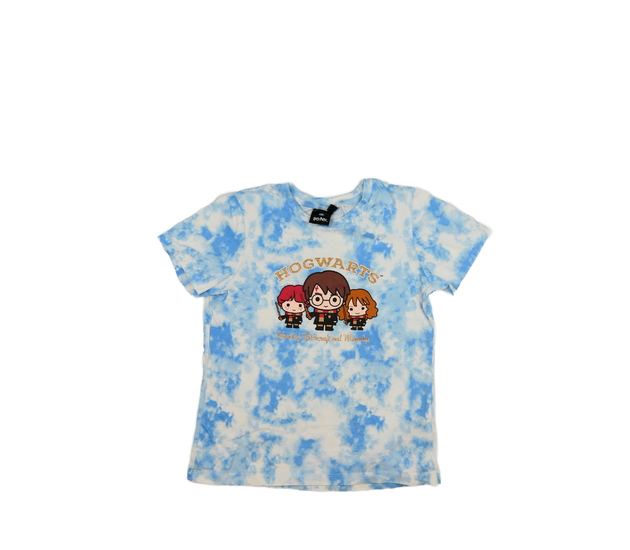 Modré batikované triko Harry Potter Primark