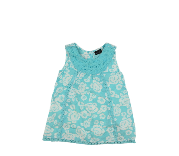 Modrá květinová halenka F&F