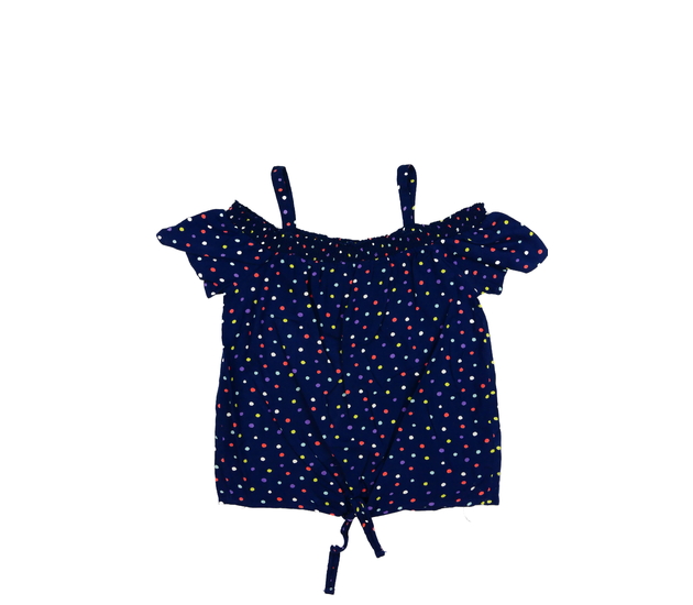 Tmavě modré vzdušné kratší triko Next