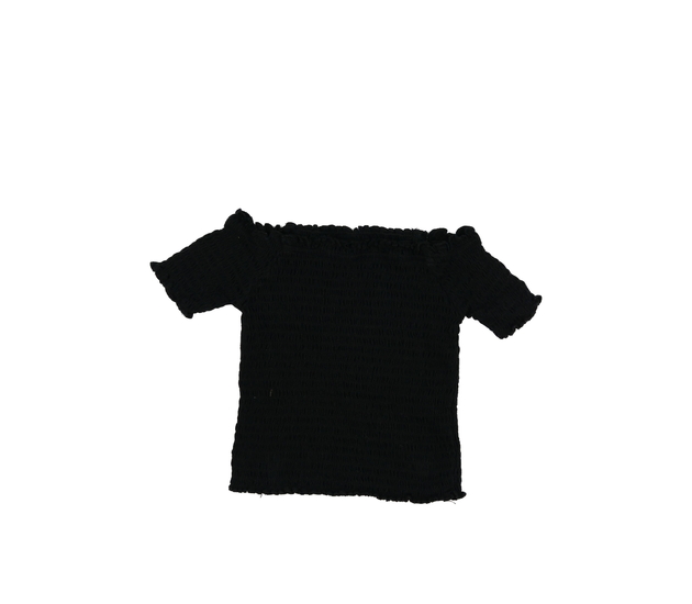 Černý prošívaný crop top Primark 