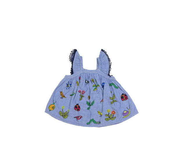 Modré tílko s obrázky Next