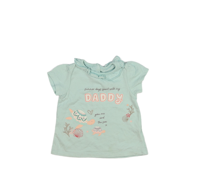 Modré roztomilé triko se želvami Nutmeg