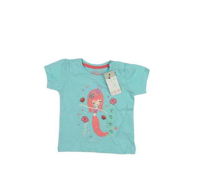 Nové mentolové triko s princeznou Primark 