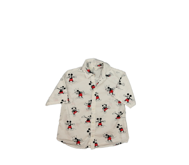 Bílá košile Mickey H&M