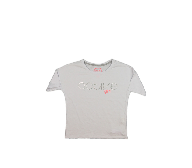 Bílé triko s nápisem 