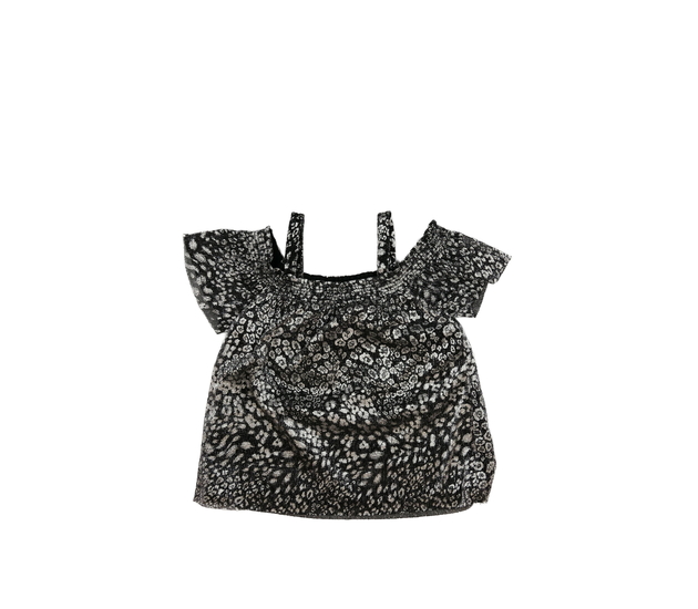 Černé tílko se stříbrnými detaily Next