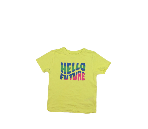 Žluté triko s nápisy Primark 